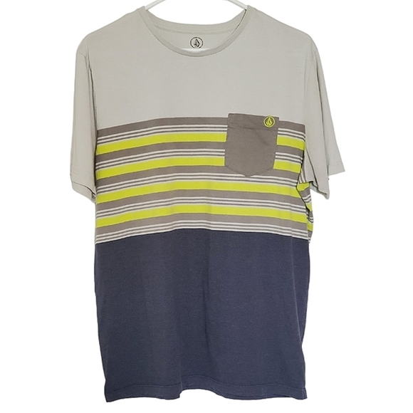 Volcom Other - 1253-7 * Volcom Men's Striped Tee Size L